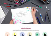 Screenshot der neuen Website von Tombow Pen & Pencil (Bild: Tombow Pen & Pencil)