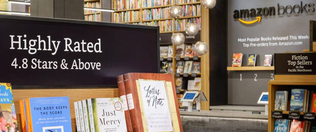 Der neue Amazon Book-Shop in Seattle hat rund 500 Quadratmeter Verkaufsfläche.