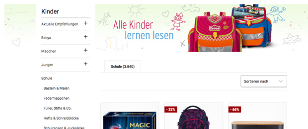Gemeinsamer Marktplatz galeria.de ist online: Marktchancen durch Zusammenschluss der Online-Shops (Bild: Screenshot galeria.de)