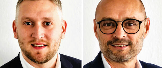Zwei neue Key Account Manager unterstützen das decor-metall-Team: Dennis Wezel (links) und Claus Wülner