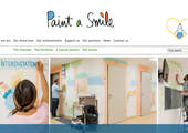 Jüngstes Paint a Smile-Projekt in Deutschland: Die Verschönerung des Städtischen Krankenhauses in Kiel im Juli 2019 (Bild: Screenshot Website paintasmile.org)
