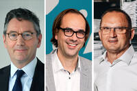 Neuer Beirat der InterES (v.li.): Franz Josef Hasebrink, Hans Peter Mohr und Franz Birnbeck (nicht auf dem Bild: Dark Nagel)