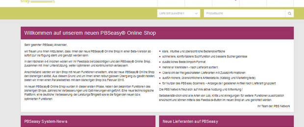 Der neue „PBSeasy-Online-Shop“ steht bei PBS network auf der Paperworld im Mittelpunkt.