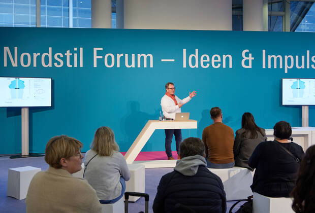 Expert:innenvorträge, Workshops und praxisnahe Tipps liefert das Nordstil-Forum an allen drei Messetagen. (Bild: Messe Frankfurt/Jean-Luc Valentin)