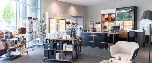Die Einzelhandelsniederlassung der Hees Bürowelt zieht zum 1. Juli in die stilvolle Schreib-Boutique in der Leimbachstraße um. (Bild: Hees Bürowelt)