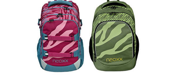 Die neuen neoxx-Schulrucksäcke beeindrucken auch mit der umweltfreundlichen Ausrichtung. (Bilder: neoxx/Undercover)