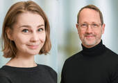 Die neue Marketing-Managerin Jo-Anne Bartl (links) und Claus Tormöhlen als neuer Head of Brandmanagement bei Nextrade. (Bilder: Anna Kaduk)