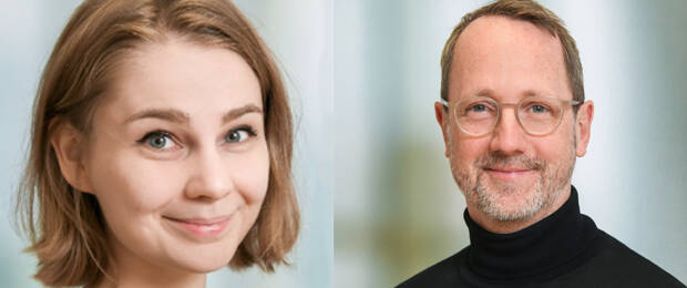 Die neue Marketing-Managerin Jo-Anne Bartl (links) und Claus Tormöhlen als neuer Head of Brandmanagement bei Nextrade. (Bilder: Anna Kaduk)