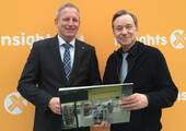 Bernd Horenkamp, Ek-Vorstand mit Jürgen Lihs, EK-Abteilungsleiter PBS in Nürnberg