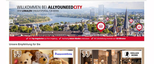 Der Bonner Online-Marktplatz AllyouneedCity ist gestartet.