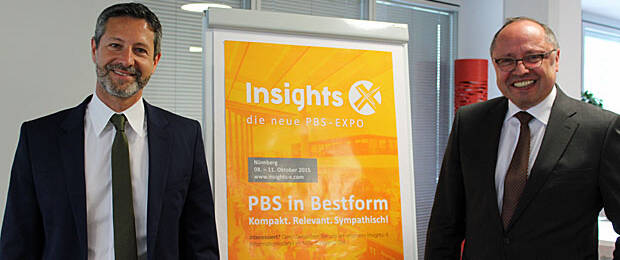 Sind überzeugt vom Messekonzept der neuen PBS-Expo (von rechts): Ernst Kick, Vorstandsvorsitzender, und Christian Ulrich, Marketing Direktor der Spielwarenmesse eG.