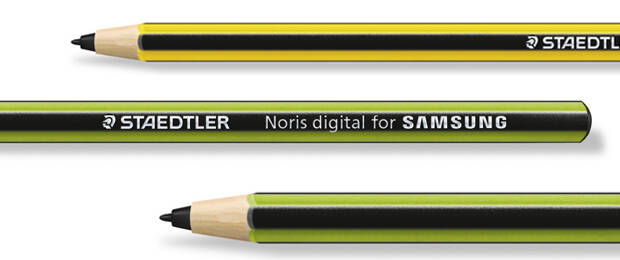 Außen Bleistift, innen digital: der neue „Noris digital for Samsung“