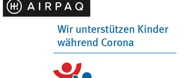 Airpaq spendet den Differenzbetrag der drei Prozent MwSt.-Senkung an das Projekt „Bildung in Zeiten der Corona-Pandemie“ vom Deutschen Kinderhilfswerk. (Bild: Airpaq)