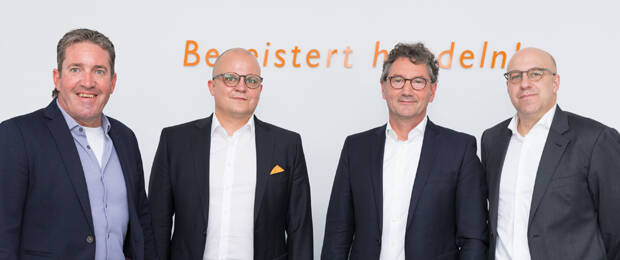 Der neue EK-Vorstand v.l.n.r.: Gertjo Janssen, Jochen Pohle, Franz-Josef Hasebrink und Martin Richrath (Bild: EK/servicegroup)