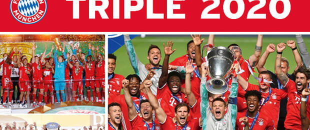 Die Kalender-Sonderausgabe „FC Bayern München – Triple Sieger“ von Heye gibt es in unserem Cutes-Gewinnspiel zu ergattern. (Bild: Athesia Kalenderverlag)