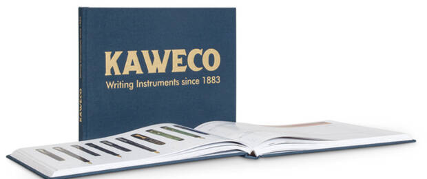 Ein Muss für jeden Sammler: Das Kaweco Buch wartet mit vielen Details über mehr als 530 historische Schreibgeräte des Unternehmens auf. (Bild: Kaweco)