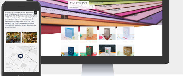 Modernes Shop-Design: Die auf der Paperworld vorgestellte Lösung „Artoz Smart Print“