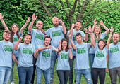Das „Project Green“-Team freut sich über den Fortschritt im Sinne der Nachhaltigkeit bei Marabu. (Bild: Marabu)