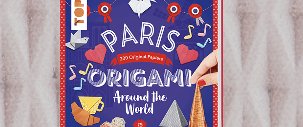Ohne Urlaub abschalten und um die gesamte Welt reisen – der Origami-Blcok „Paris“ macht jeden zum Weltenbummler. (Bild: frechverlag)
