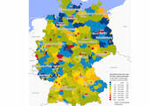 Bevölkerungsstrukturdaten Deutschland 2015 (Quelle: GfK Geomarketing)